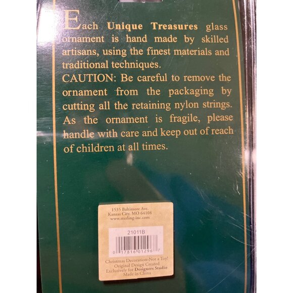 Penguin Glass Ornaments Set of 5 Small Ornaments - Picture 9 of 10